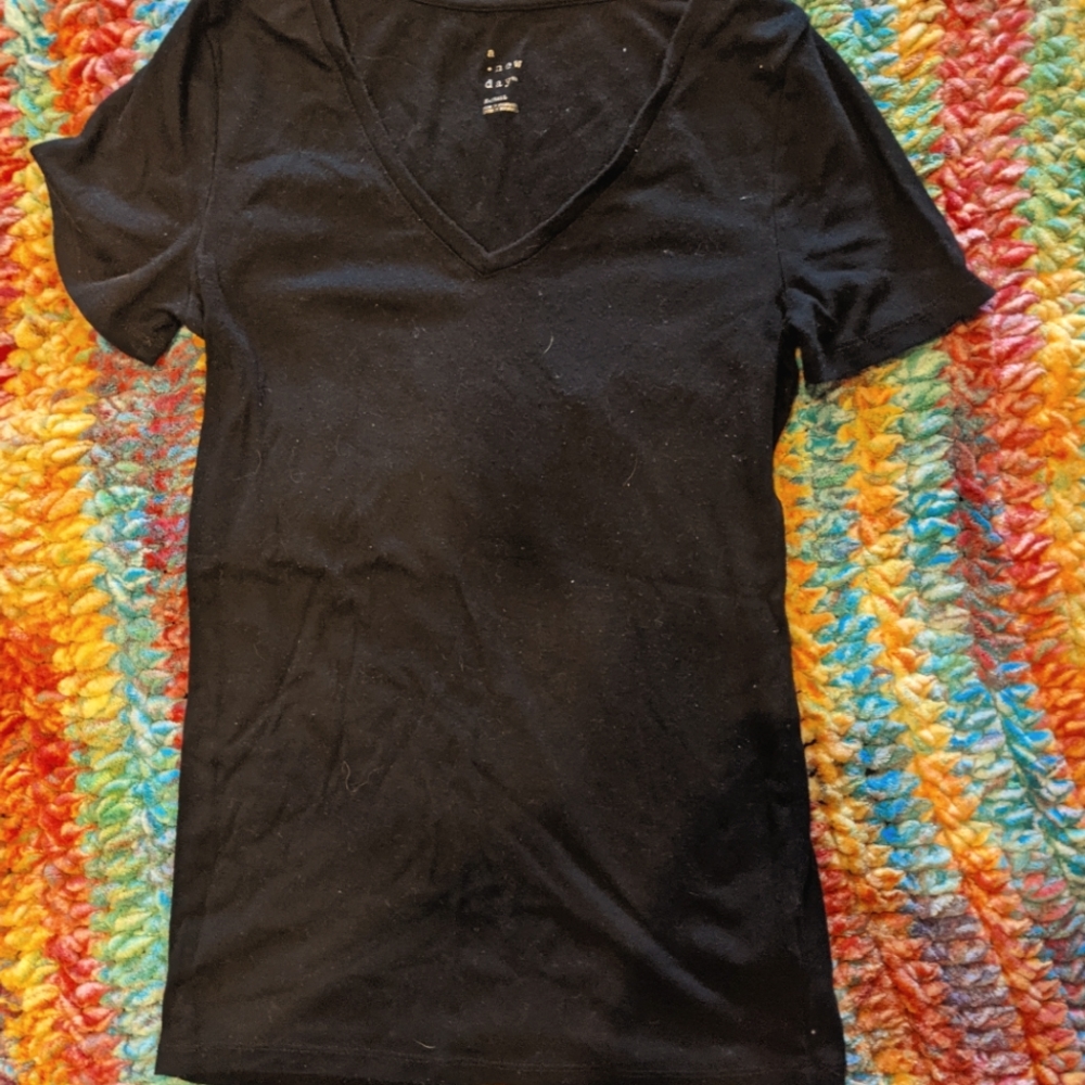 A new day v-neck shirt